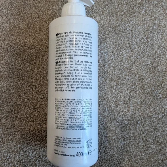 New Kerastase Discipline Restorative Pro-Keratin Care Rinse 13.52 Fl Oz